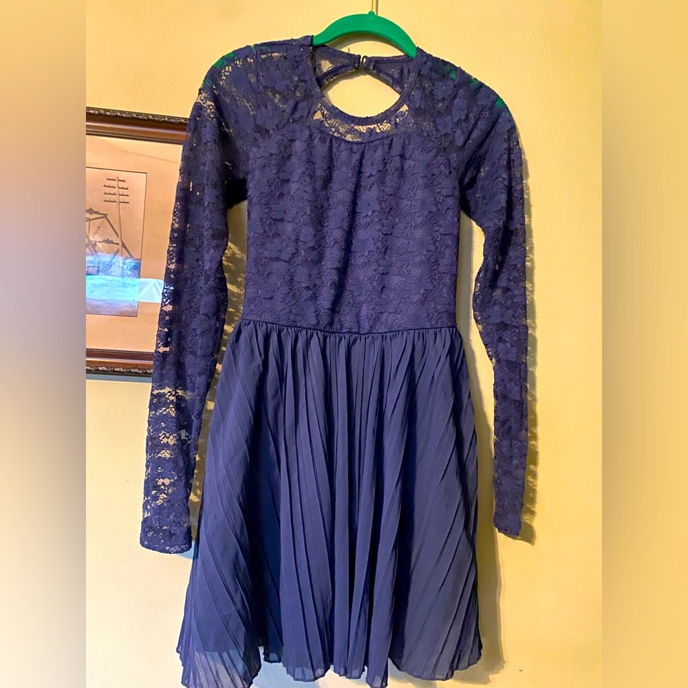 Balera brand. Blue. Backless  3/4 dress